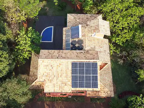 Energia solar residencial em Brumadinho - MG