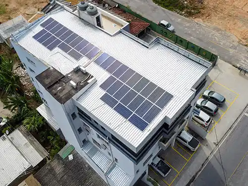 Energia solar em uma empresa em Ribeirão das Neves - MG