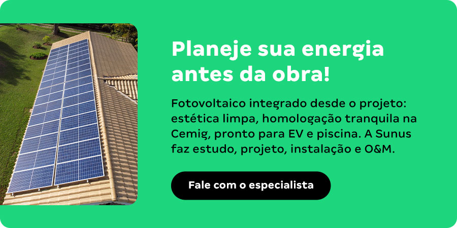 Planeje sua energia antes da obra
