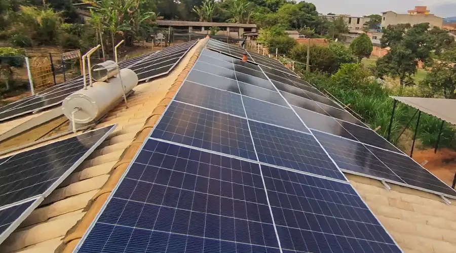 Usina solar do Quintal do Durval Gastrobar